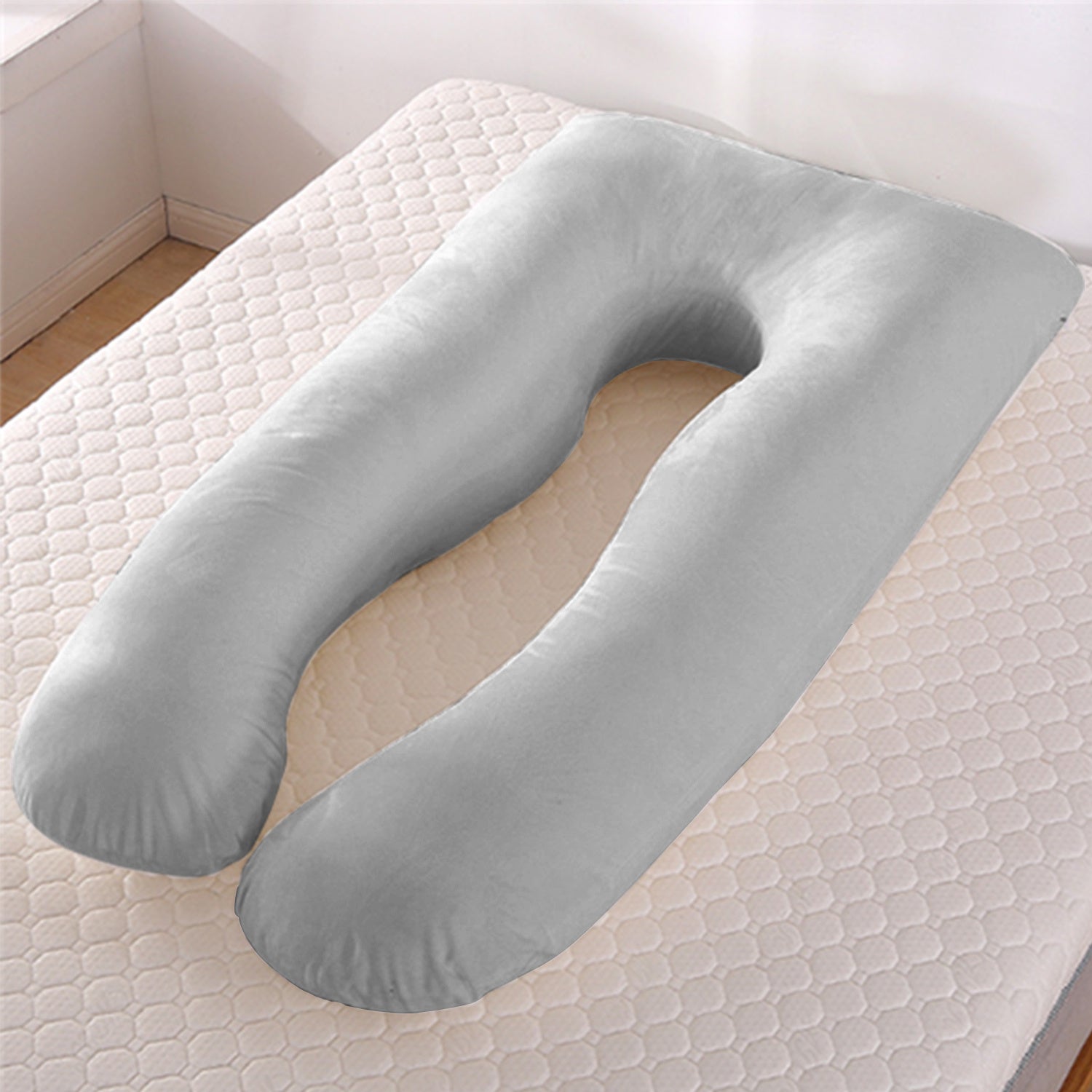 Sleeping Support Pillow For Pregnant Women U Shape Maternity Pillows Pregnancy Ice Silk - Pillow Bump